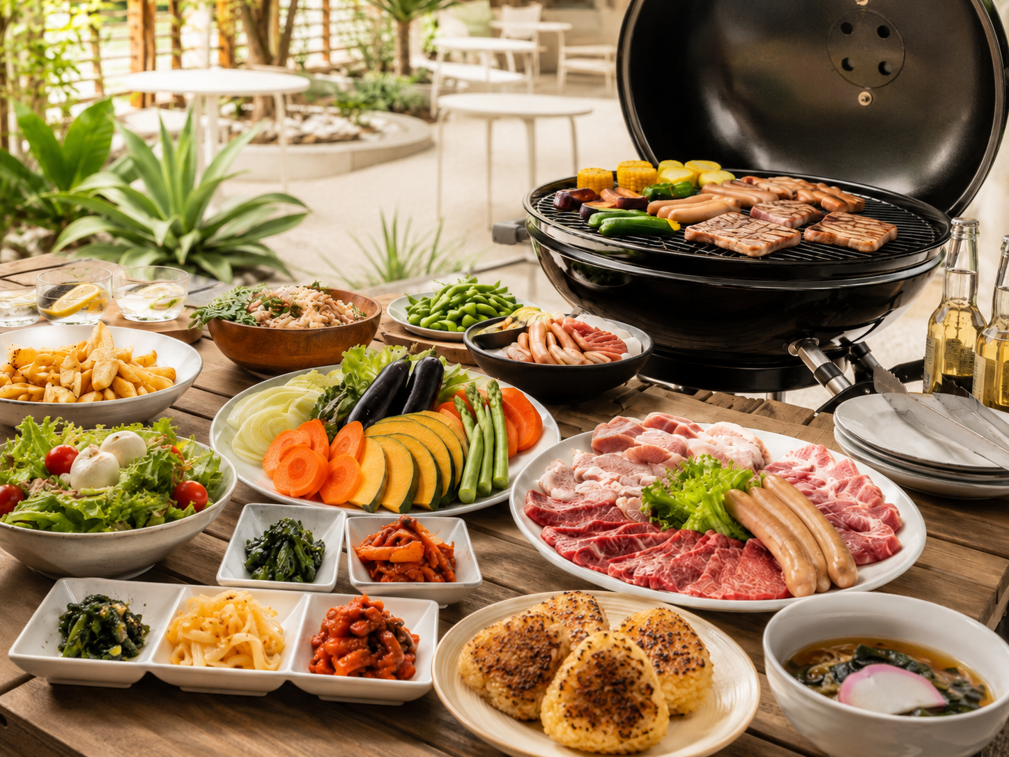 屋外BBQプランのイメージ